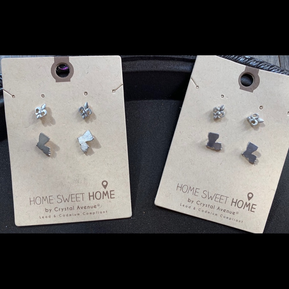 Louisiana State Themed Earrings Bundle